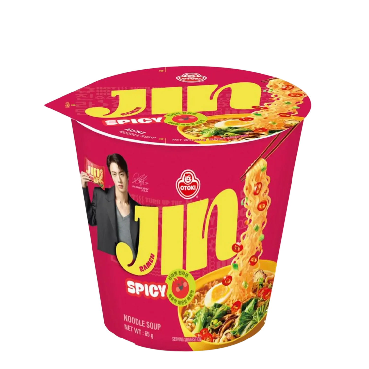 BTS JIN RAMEN BOWL SPICY