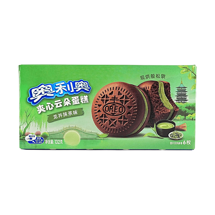 Oreo Cakesters Cloud Cake Sabor Longjing Matcha SC