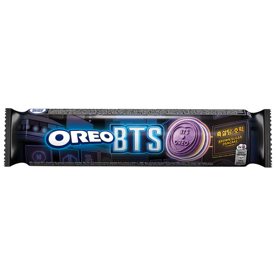 Oreo BTS Sabor Panqueca com Açúcar Mascavo
