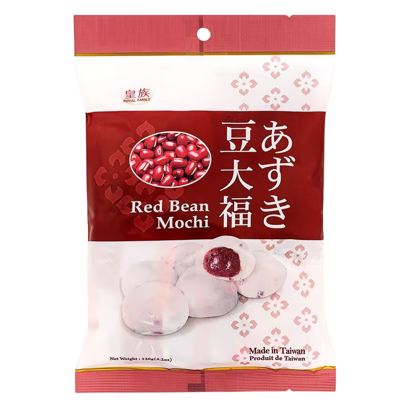 Mochi taiwanês em saco sabor feijao vermelho SC