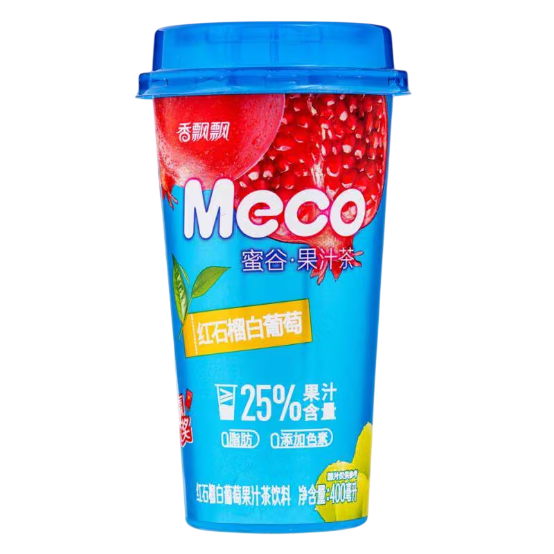 Meco Pomegranate & White Grape Juice - 400ml