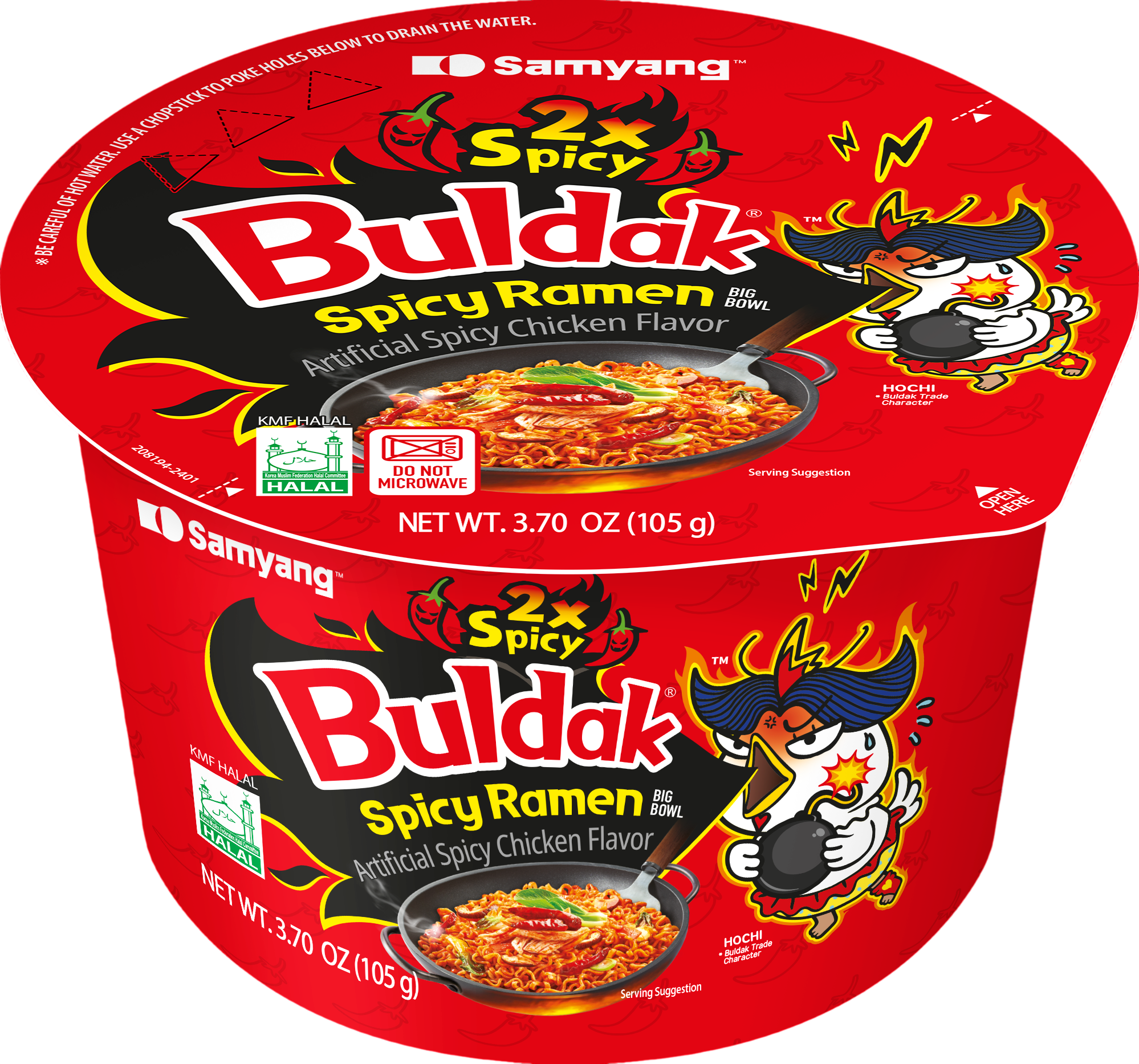 Buldak 2X Spicy / Tigela grande