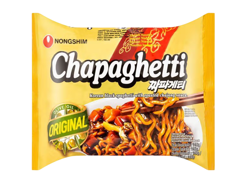 Ramen Chapagetti Nongshim com sabor de Soja Preta SC