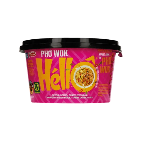 Hello Instant Noodles Pho Wok Beef SC