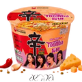 Nongshim Shin Ramyun spicy and creamy Toomba Aespa Kpop
