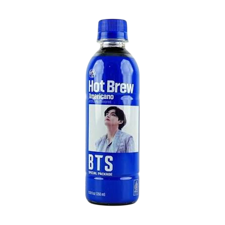 BTS Collaboration Hot Brew Americano 0 Sugar Coffee SC