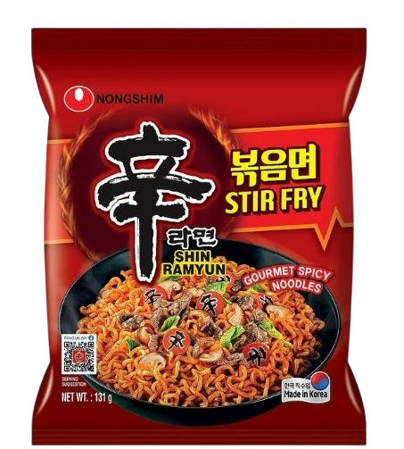 Shin ramyun gourmet spicy noodles stir fry