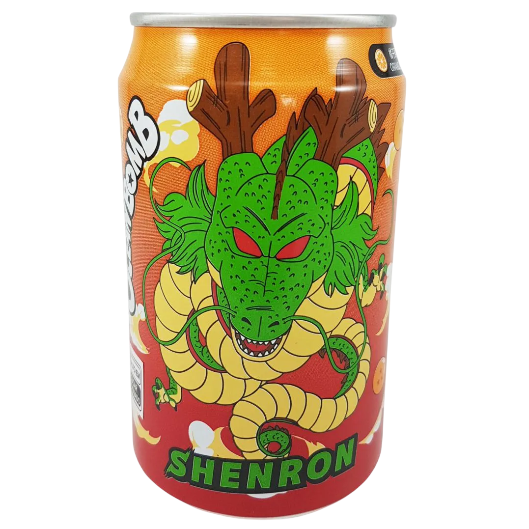 Refrigerante Dragon Ball Shenron Sabor Laranja Ocean Bomb